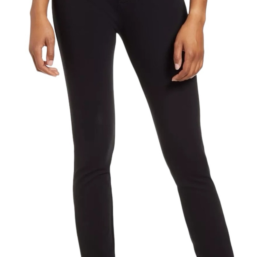 SPANX Black High-Waist Slim Ponte Pants